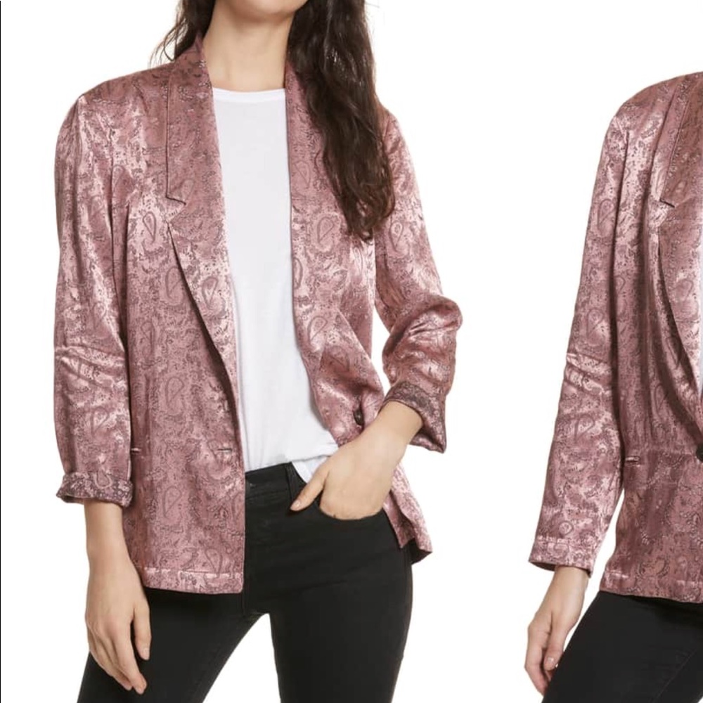 Free People Jacquard Blazer 💗